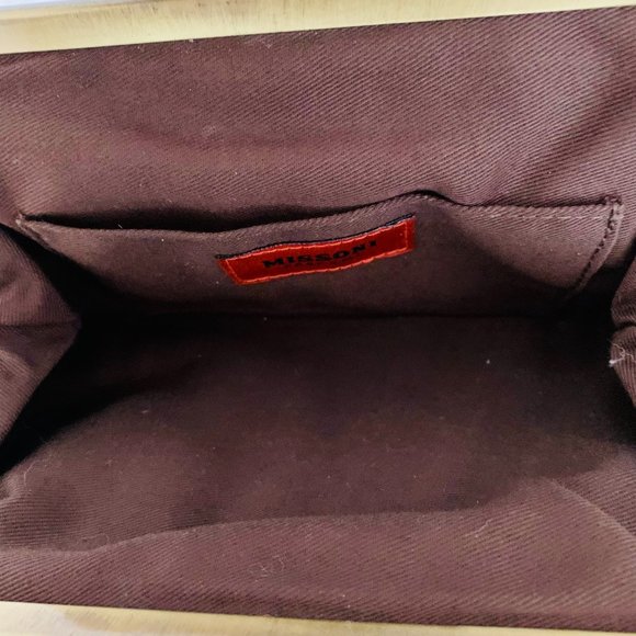 MISSONI BUTTON EMBELLISHED CLUTCH LIMITED EDITION RARE - Picture 9 of 12
